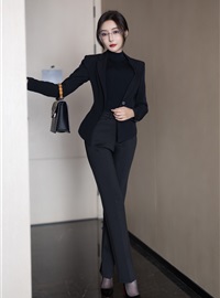 Wang Xinyao Yanni - NO.012 Buy watermark free black suit with pants, Gao Qilan(20)